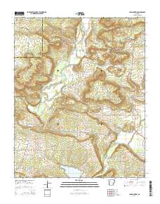 Lee Mountain 2014 topographic map thumbnail