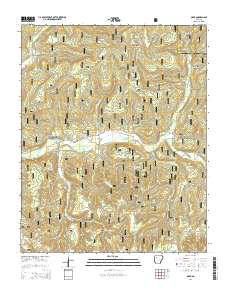 Oark 2014 topographic map thumbnail