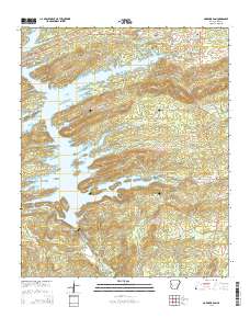 Narrows Dam 2014 topographic map thumbnail