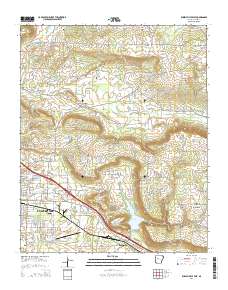Russellville East 2014 topographic map thumbnail