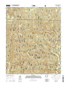 Sand Gap 2014 topographic map thumbnail