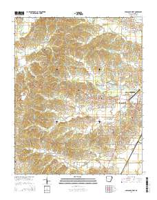 Paragould West 2014 topographic map thumbnail