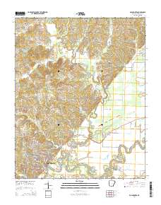 Pocahontas 2014 topographic map thumbnail