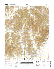Rector 2014 topographic map thumbnail