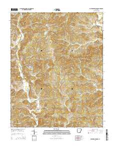 Ravenden Springs 2014 topographic map thumbnail