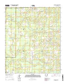Wilmar South 2014 topographic map thumbnail