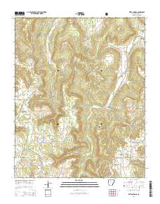 Witts Springs 2014 topographic map thumbnail