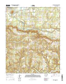 West Pangburn 2014 topographic map thumbnail