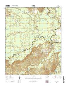 Tates Bluff 2014 topographic map thumbnail