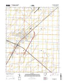 Walnut Ridge 2014 topographic map thumbnail