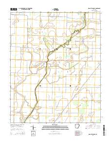 Walnut Ridge SE 2014 topographic map thumbnail