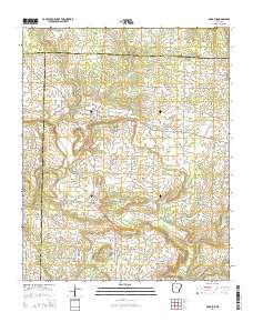 Rose Bud 2014 topographic map thumbnail