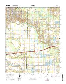 Jacksonville 2014 topographic map thumbnail