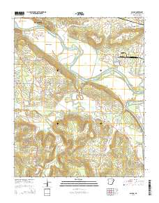 Salado 2014 topographic map thumbnail