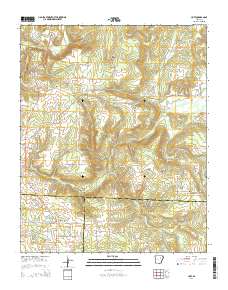 Huff 2014 topographic map thumbnail