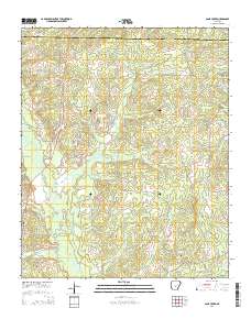 Cane Creek 2014 topographic map thumbnail