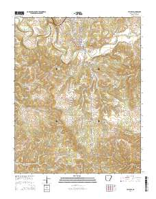 Yellville 2014 topographic map thumbnail
