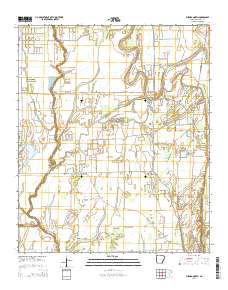 Eudora North 2014 topographic map thumbnail