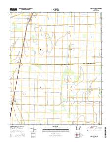 Hickory Ridge 2014 topographic map thumbnail