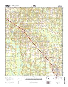 Fouke 2014 topographic map thumbnail