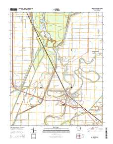 Marked Tree 2014 topographic map thumbnail