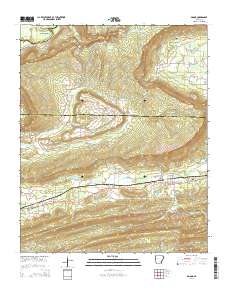 Adona 2014 topographic map thumbnail