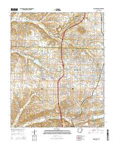 Springdale 2014 topographic map thumbnail
