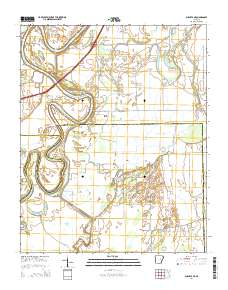 Augusta NE 2014 topographic map thumbnail