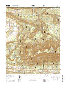 Blue Mountain 2014 topographic map thumbnail