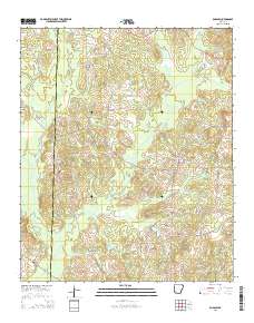Bodcaw 2014 topographic map thumbnail