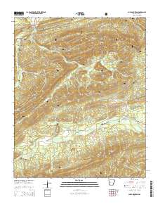 Chula Mountain 2014 topographic map thumbnail