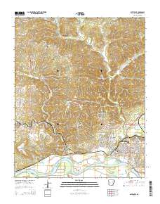 Batesville 2014 topographic map thumbnail