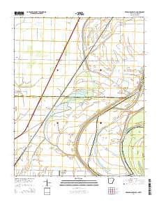 Frenchmans Bayou 2014 topographic map thumbnail