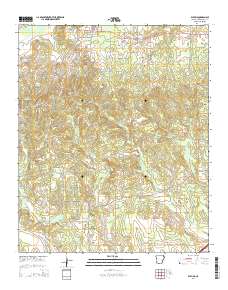 Blevins 2014 topographic map thumbnail