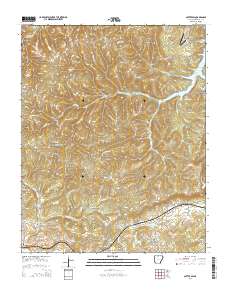 Cotter SW 2014 topographic map thumbnail