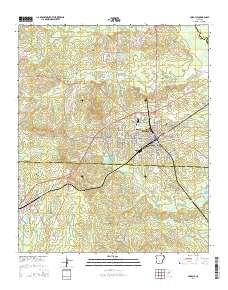 Fordyce 2014 topographic map thumbnail