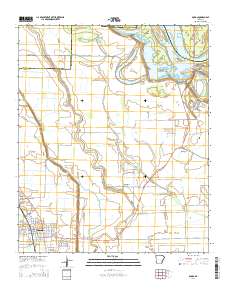 Dumas 2014 topographic map thumbnail