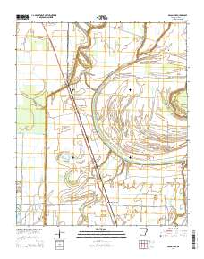 Macon Lake 2014 topographic map thumbnail