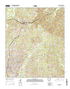Magnolia 2014 topographic map thumbnail