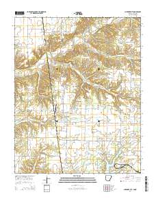 Cherokee City 2014 topographic map thumbnail