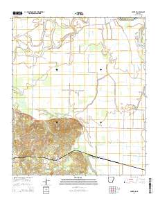 Fouke NE 2014 topographic map thumbnail