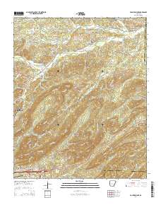 Fountain Lake 2014 topographic map thumbnail