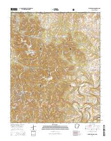 Eureka Springs 2014 topographic map thumbnail