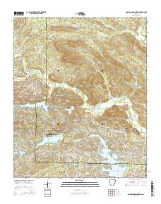Goosepond Mountain 2014 topographic map thumbnail
