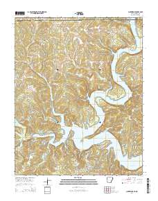 Clarkridge 2014 topographic map thumbnail