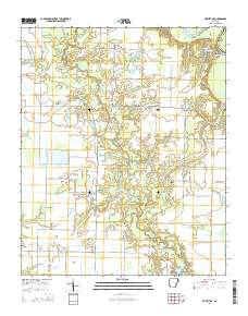 De Witt NE 2014 topographic map thumbnail