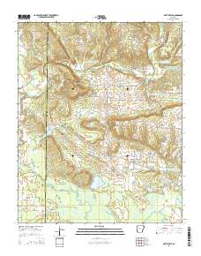 Hattieville 2014 topographic map thumbnail