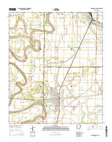 McGehee South 2014 topographic map thumbnail