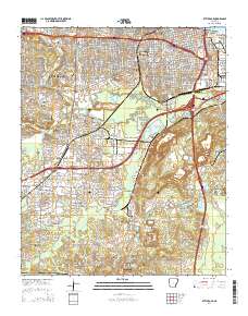 Little Rock 2014 topographic map thumbnail