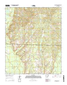Holly Springs 2014 topographic map thumbnail